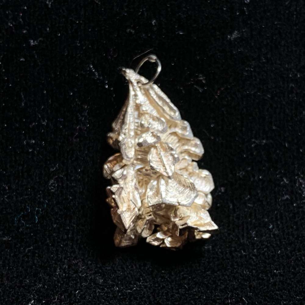 Vintage 70’s sterling silver nugget pendant
